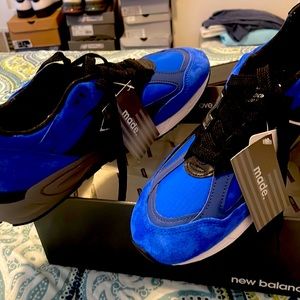 Brand new mens royal blue and black New Balance size 12